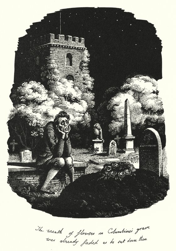 Hans Christian Andersen: Co viděl Měsíc (litho) od Rex (after) Whistler