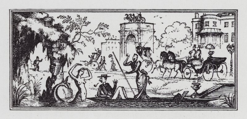 Punting (litho) od Rex (after) Whistler