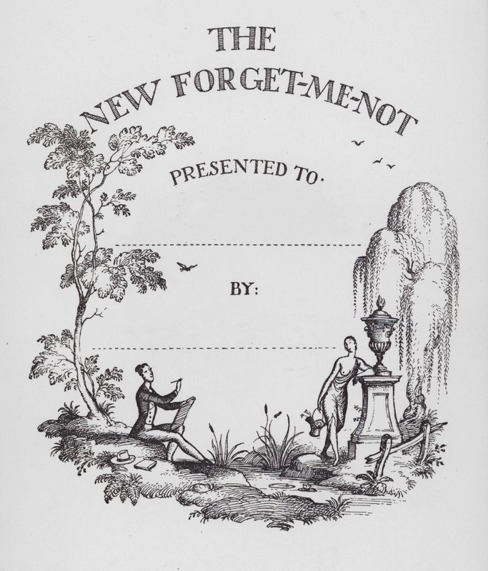 The New Forget-Me-Not … Prezentováno … Autor (litho) od Rex (after) Whistler