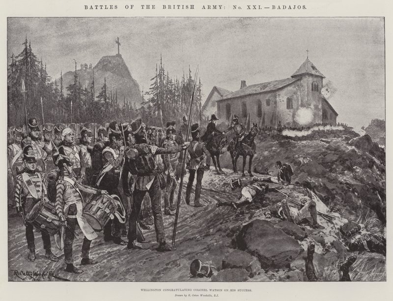 Bitvy britské armády, Badajos od Richard Caton Woodville junior
