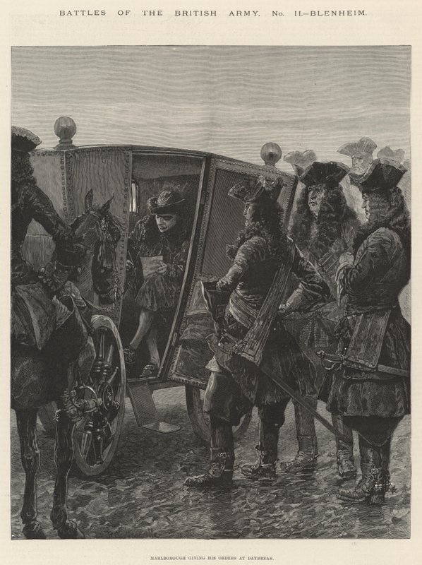 Bitvy britské armády, Blenheim od Richard Caton Woodville junior