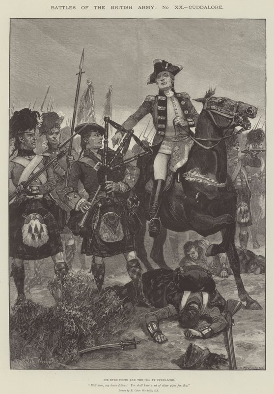 Bitvy britské armády, Cuddalore od Richard Caton Woodville junior