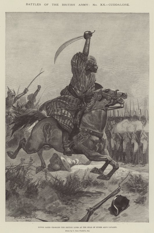 Bitvy britské armády, Cuddalore od Richard Caton Woodville junior