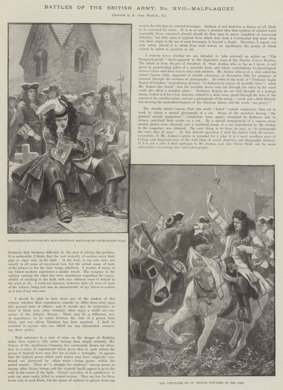 Bitvy britské armády, Malplaquet od Richard Caton Woodville junior