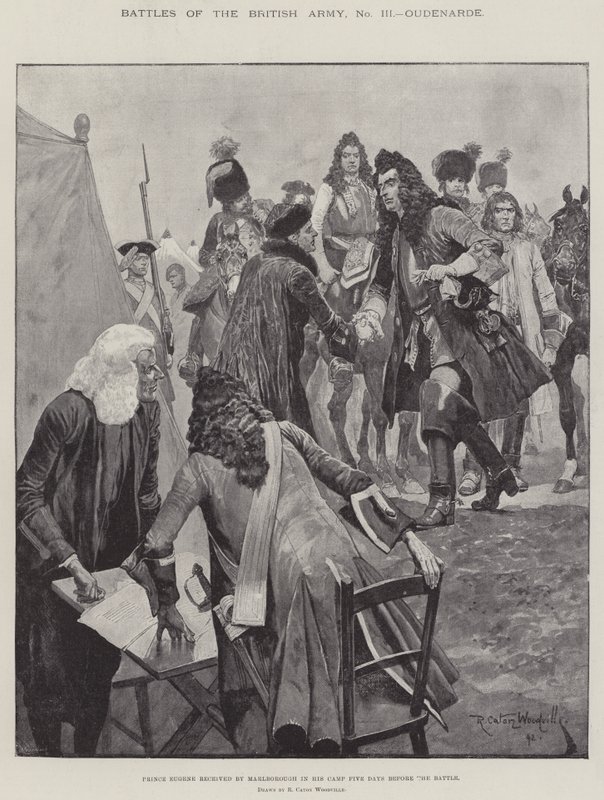 Bitvy britské armády, Oudenarde od Richard Caton Woodville junior