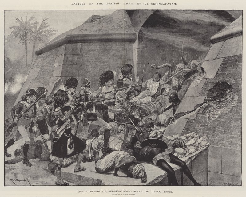Bitvy britské armády, Seringapatam od Richard Caton Woodville junior