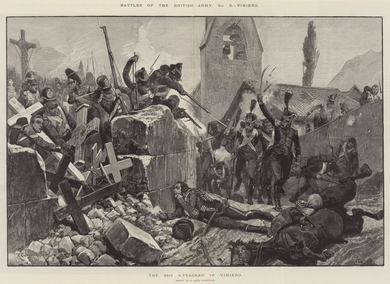 Bitvy britské armády, Vimiero od Richard Caton Woodville junior