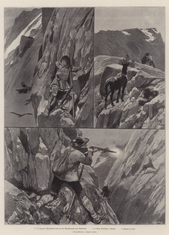 Kamzík-jízda od Richard Caton Woodville junior