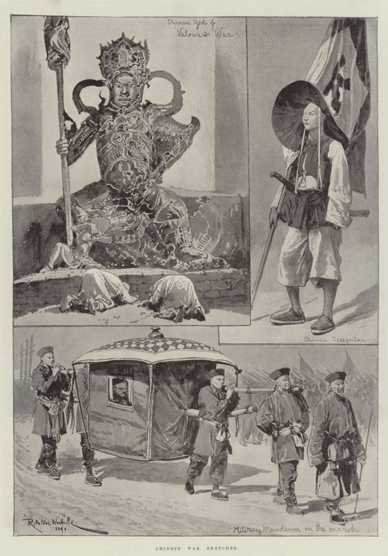 Čínské válečné skici od Richard Caton Woodville junior