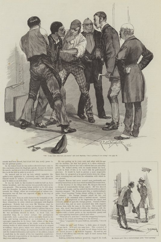 Cynic Fortune, Příběh muže se svědomím, David Christie Murray od Richard Caton Woodville junior