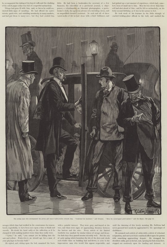 Cynik Fortune, Příběh muže se svědomím, autor: David Christie Murray od Richard Caton Woodville junior