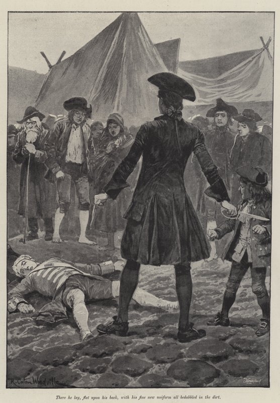 Ilustrace k filmu Plukovník impéria od Emily Lawless od Richard Caton Woodville junior