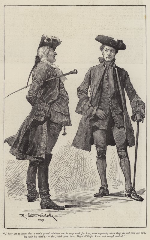 Ilustrace k filmu Plukovník impéria od Emily Lawless od Richard Caton Woodville junior