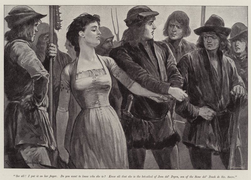 Ilustrace pro Noemi, S Baring Gould od Richard Caton Woodville junior