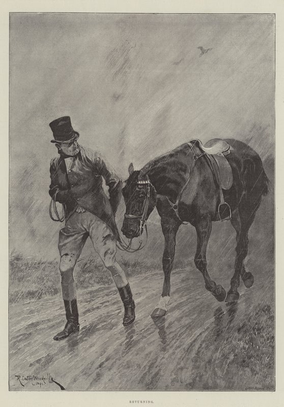 Vracející se od Richard Caton Woodville junior