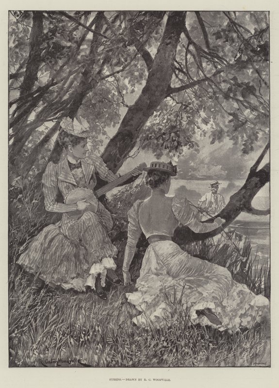 Syrens od Richard Caton Woodville junior