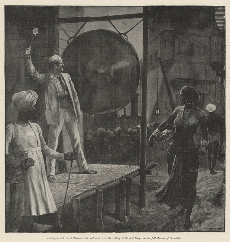 Stavitelé mostů, od Rudyarda Kiplinga litho od Richard Caton Woodville junior