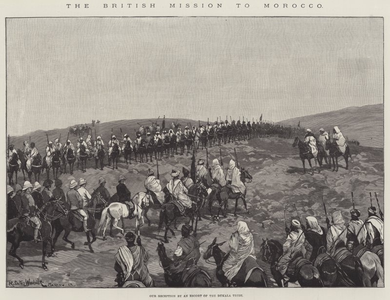 Britská mise do Maroka od Richard Caton Woodville junior
