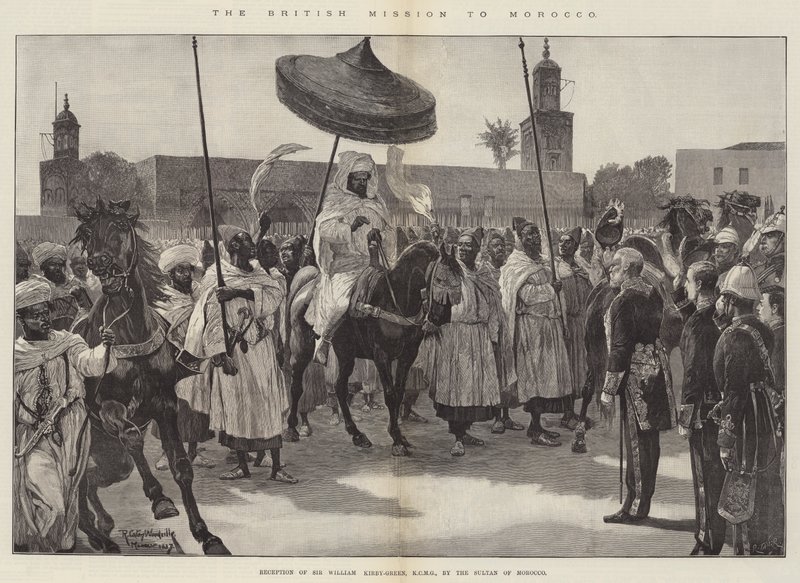 Britská mise do Maroka od Richard Caton Woodville junior