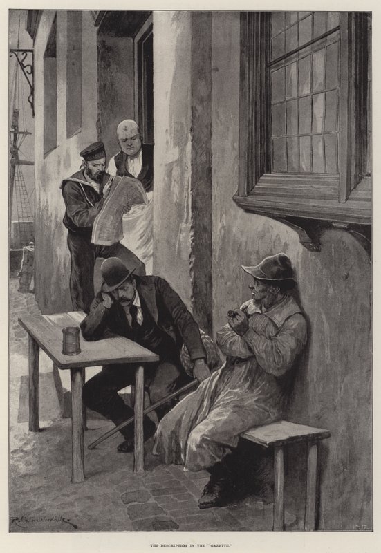 Popis ve věstníku od Richard Caton Woodville junior
