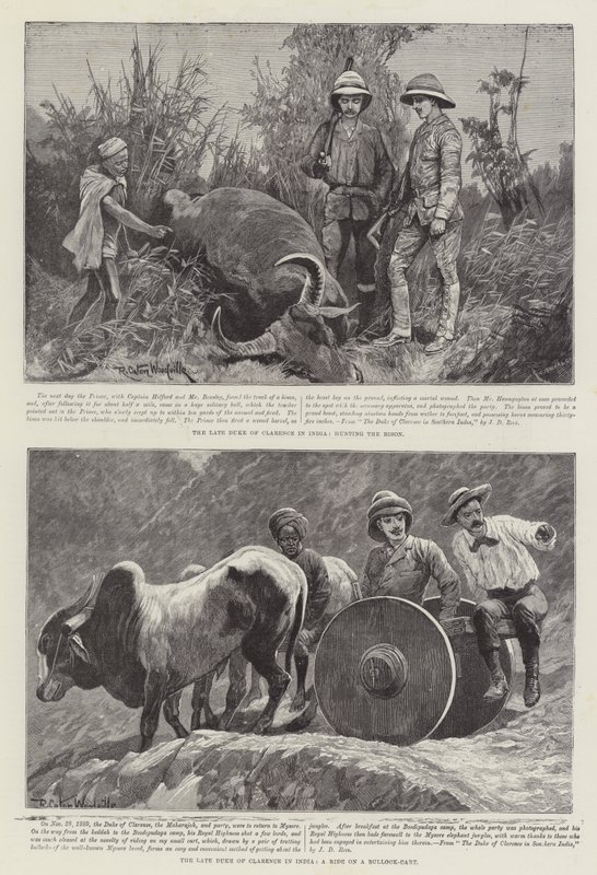 Vévoda z Clarence v Indii od Richard Caton Woodville junior