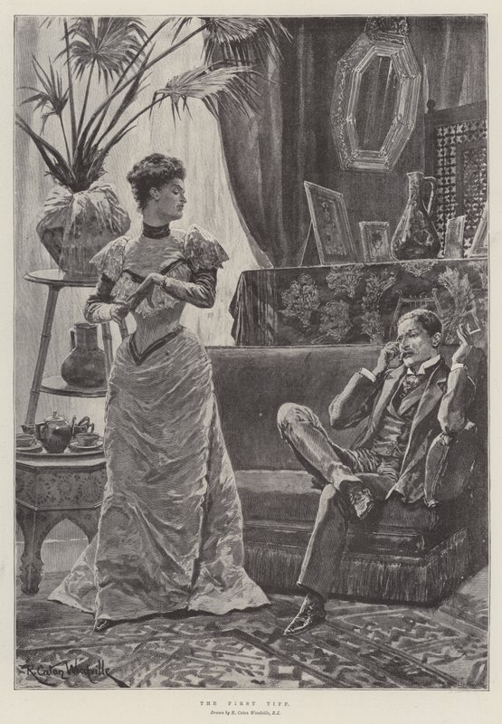 První Tiff od Richard Caton Woodville junior