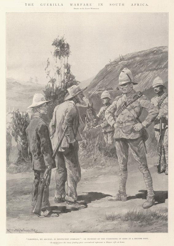 Guerilla Warfare v Jižní Africe od Richard Caton Woodville junior
