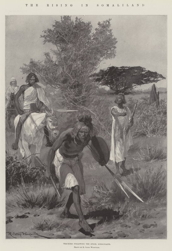 Povstání v Somalilandu od Richard Caton Woodville junior