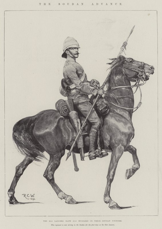 Soudanské zálohy od Richard Caton Woodville junior