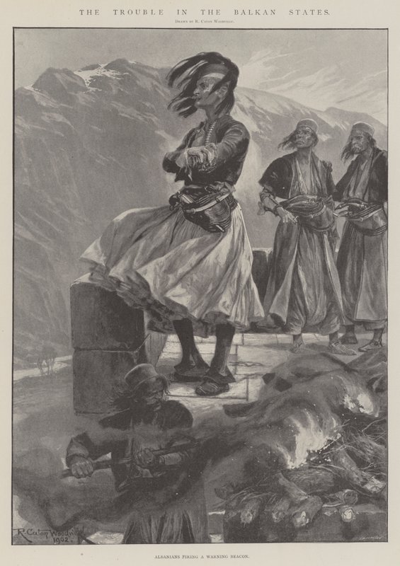 Problémy v balkánských státech od Richard Caton Woodville junior