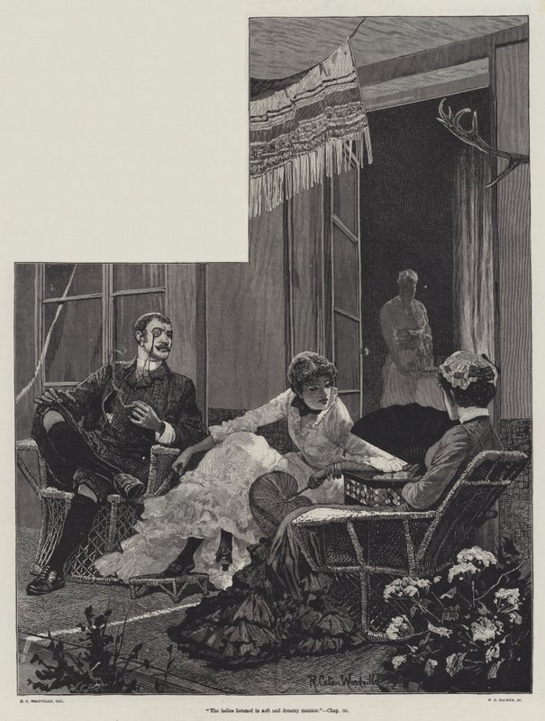 Byli manželé, Walter Besant a James Rice od Richard Caton Woodville junior