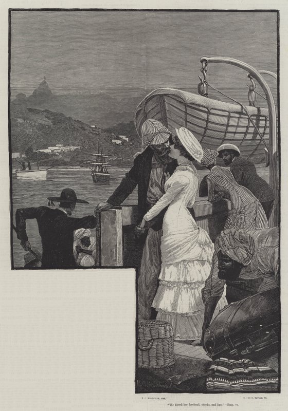 Byli manželé, Walter Besant a James Rice od Richard Caton Woodville junior