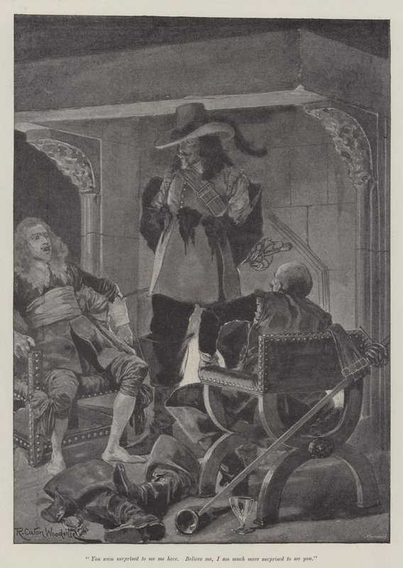Under the Red Robe, Stanley J Weyman od Richard Caton Woodville junior