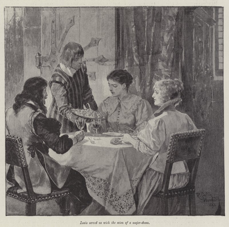 Under the Red Robe, Stanley J Weyman od Richard Caton Woodville junior