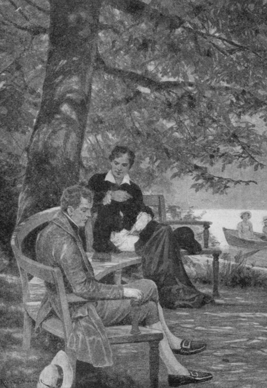 To byla sláva, řekl lord Byron, když slyšeli z lodi zpívat jednu z melodií Toma Moora od Richard Caton II Woodville