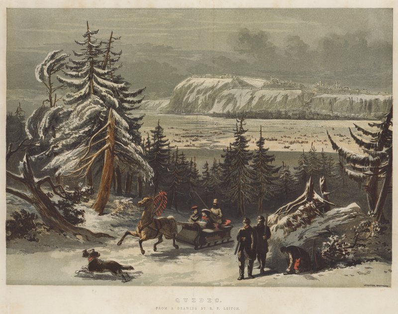 Quebec (chromolitho) od Richard Principal Leitch