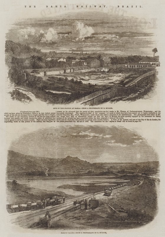 Bahia Railway, Brazílie od Richard Principal Leitch