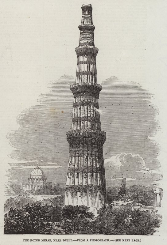 Qutub Minar, poblíž Dillí od Richard Principal Leitch