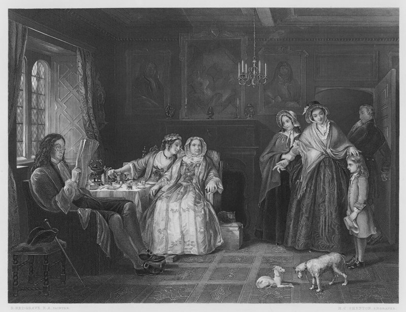 Country Cousins, z obrázku v galerii Vernon od Richard Redgrave