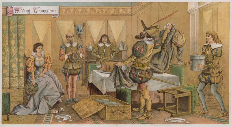 Ilustrace ke Zkrocení zlé ženy (chromolit) od Richard Andre