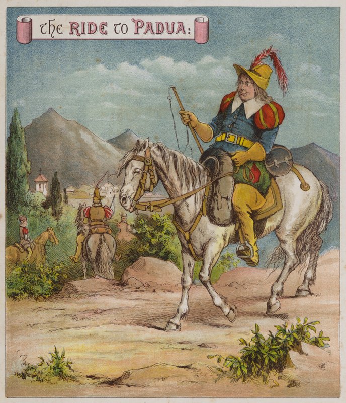 Ilustrace ke Zkrocení zlé ženy (chromolitho) od Richard Andre