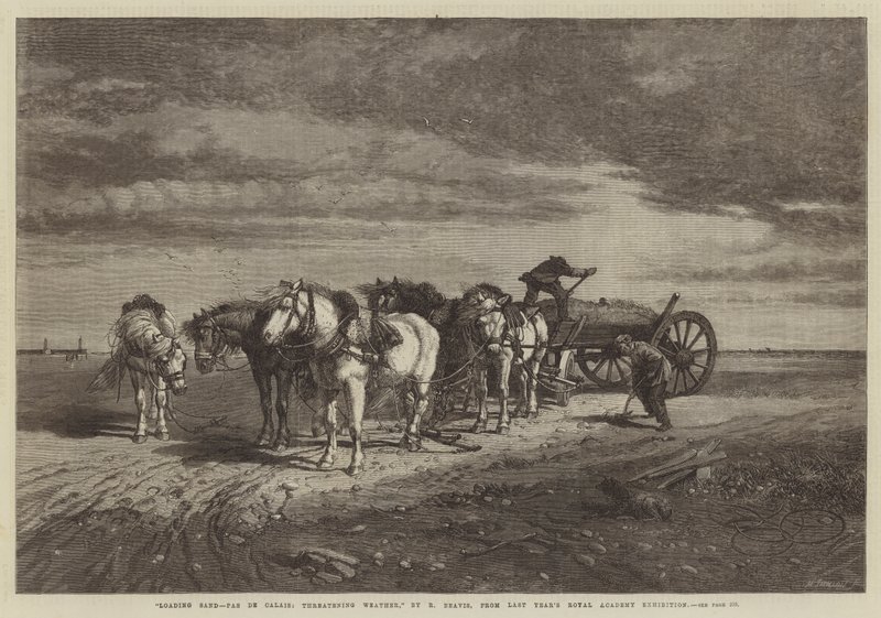 Načítání Sand-Pas de Calais, Hrozivé počasí, z loňské výstavy Royal Academy od Richard Beavis