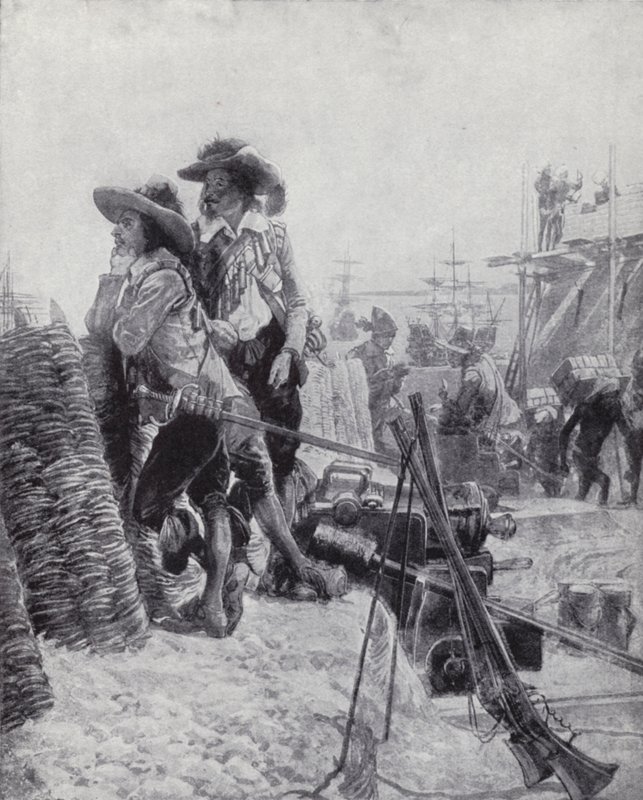 Založení Fort St George, Madras, Francis Day z Východoindické společnosti od Richard Caton II (after) Woodville