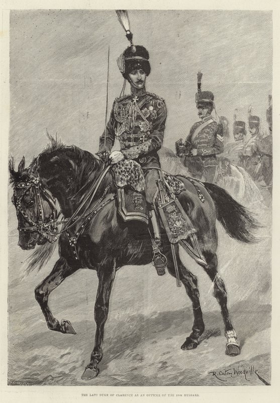 Zesnulý vévoda z Clarence (rytina) od Richard Caton II (after) Woodville