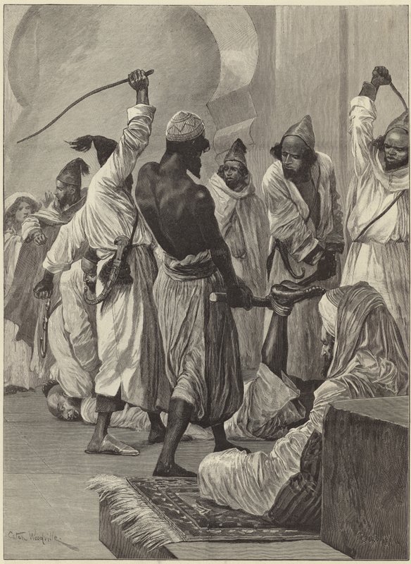 Ranní „zábava“ v Kasbah od Richard Caton Woodville junior