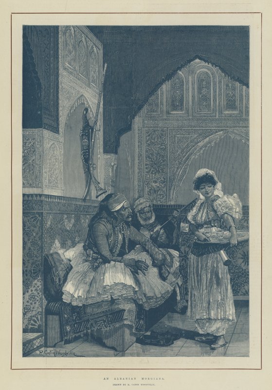Albánská Morgiana od Richard Caton Woodville junior