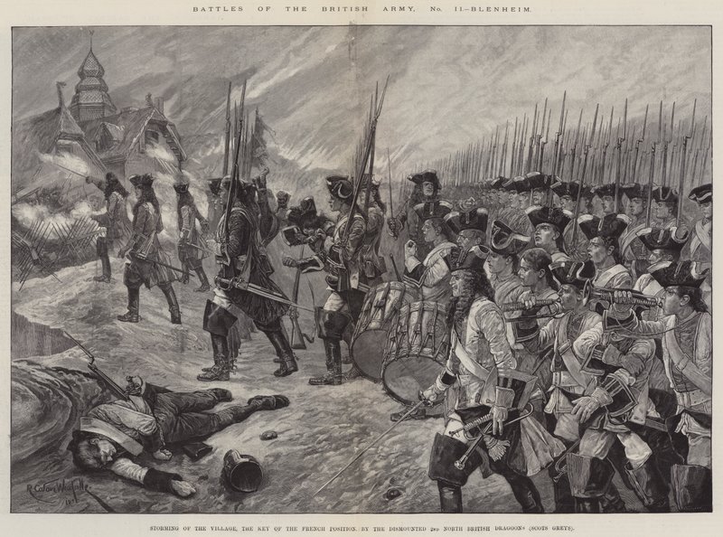 Bitvy britské armády, Blenheim od Richard Caton Woodville junior