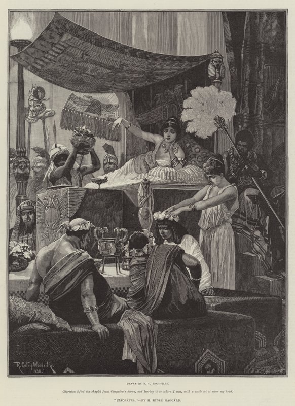 Kleopatra od H Ridera Haggarda od Richard Caton Woodville junior
