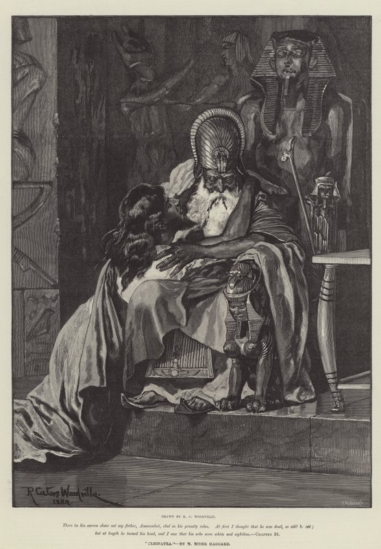 Kleopatra, H Rider Haggard od Richard Caton Woodville junior