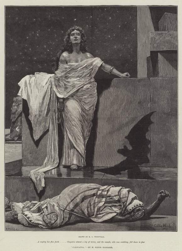 Kleopatra, H Rider Haggard od Richard Caton Woodville junior